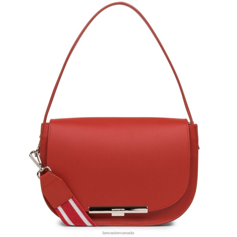 Women Handbag City Lina 4J6H4440 Bag Rouge Lancaster Paris
