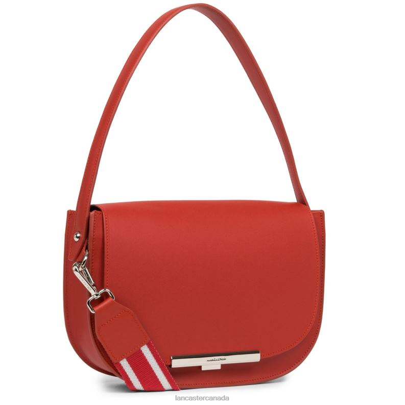 Women Handbag City Lina 4J6H4440 Bag Rouge Lancaster Paris