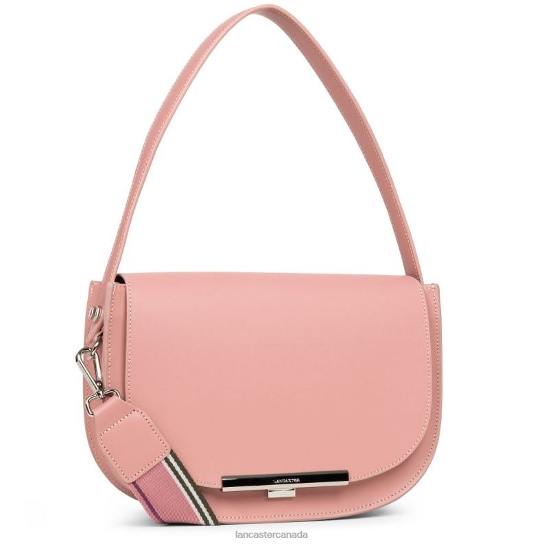 Women Handbag City Lina 4J6H4446 Bag Rose Cendre Lancaster Paris