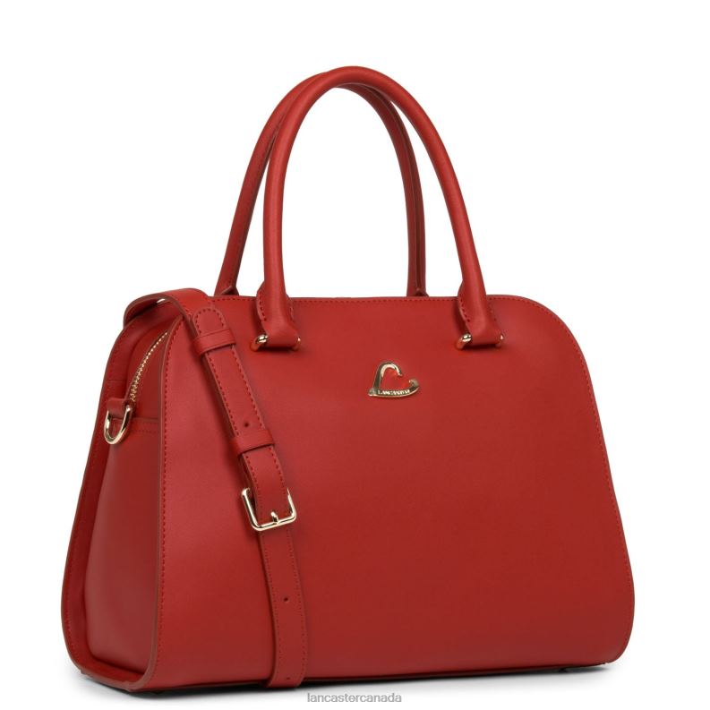 Women Handbag City Philos 4J6H2542 Bag Rouge Lancaster Paris