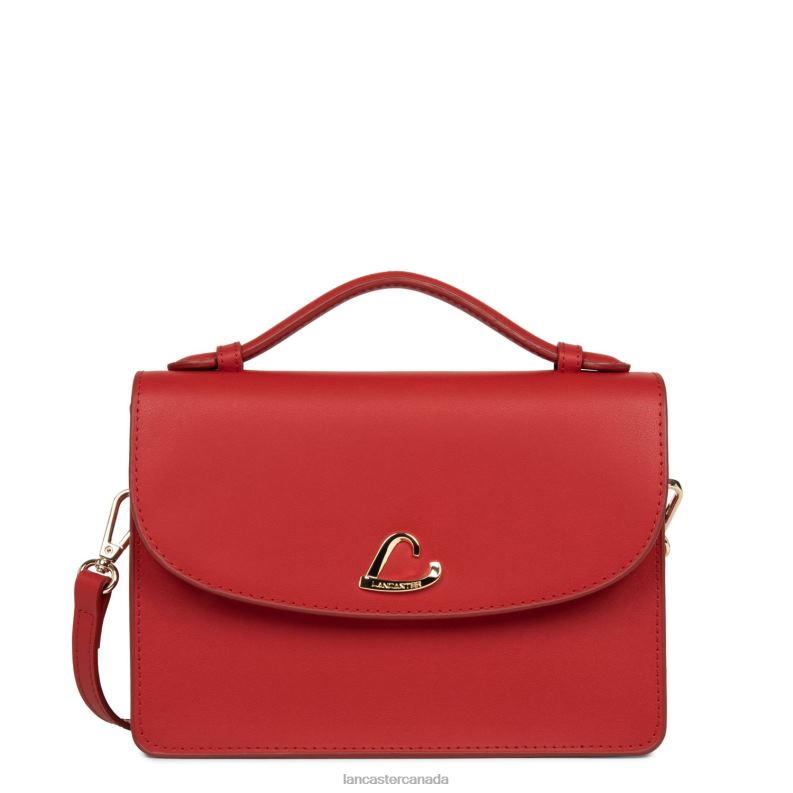 Women Handbag City Philos 4J6H3640 Bag Rouge Lancaster Paris