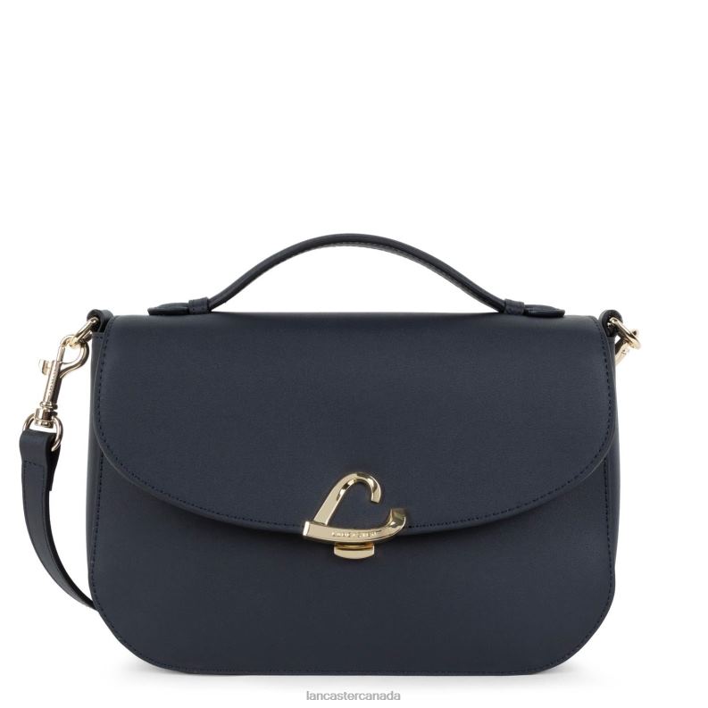 Women Handbag City Philos 4J6H3835 Bag Bleu Fonce Lancaster Paris