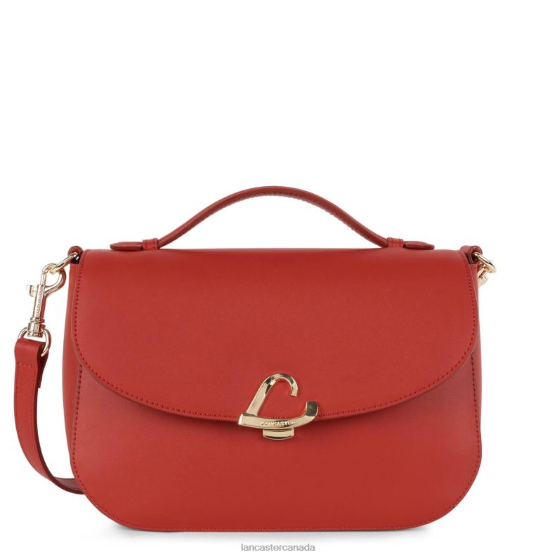 Women Handbag City Philos 4J6H3838 Bag Rouge Lancaster Paris