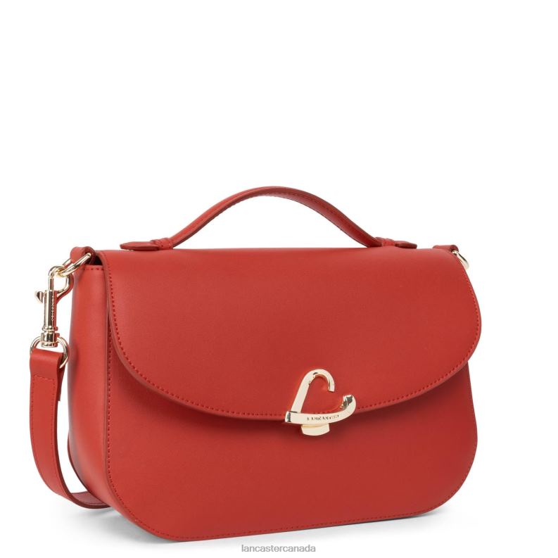 Women Handbag City Philos 4J6H3838 Bag Rouge Lancaster Paris