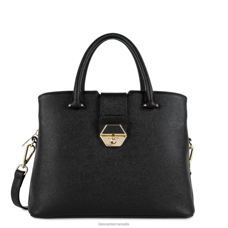 Women Handbag Delphino 4J6H2505 Bag Noir Lancaster Paris