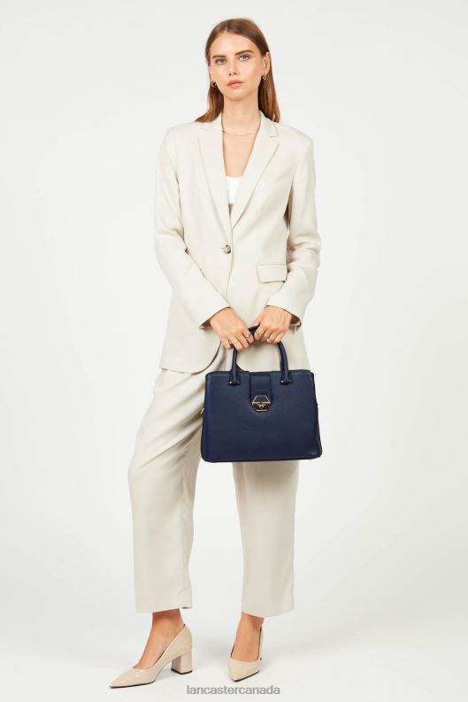 Women Handbag Delphino 4J6H2506 Bag Bleu Fonce Lancaster Paris