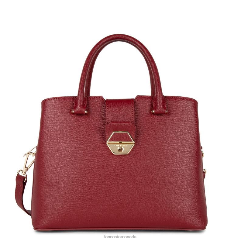 Women Handbag Delphino 4J6H2507 Bag Carmin Lancaster Paris
