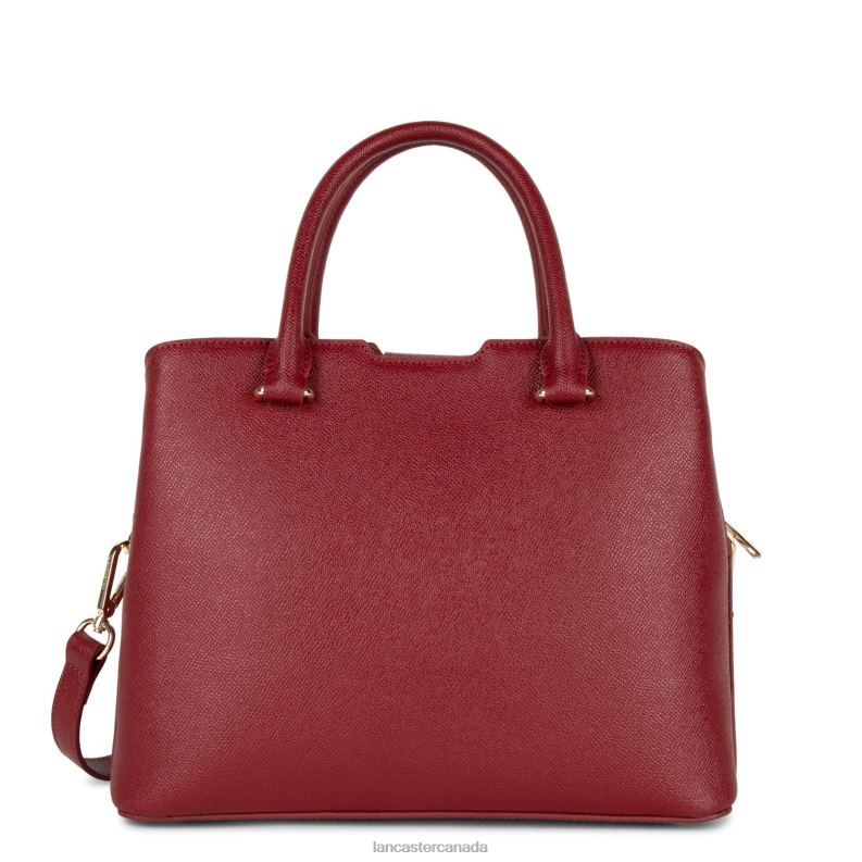 Women Handbag Delphino 4J6H2507 Bag Carmin Lancaster Paris