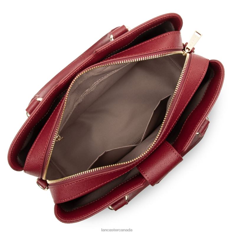 Women Handbag Delphino 4J6H2507 Bag Carmin Lancaster Paris