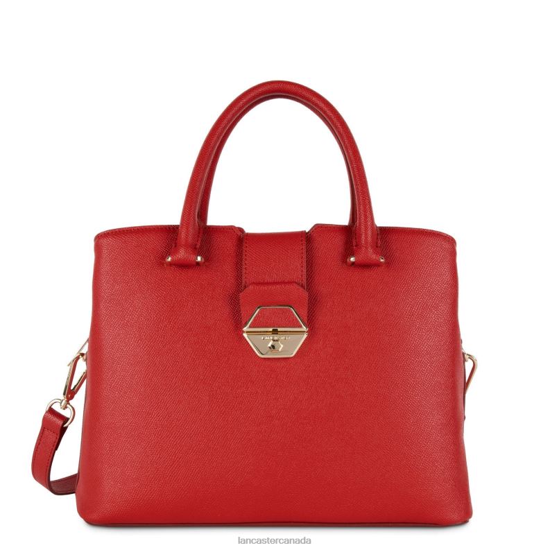 Women Handbag Delphino 4J6H2508 Bag Rouge Lancaster Paris