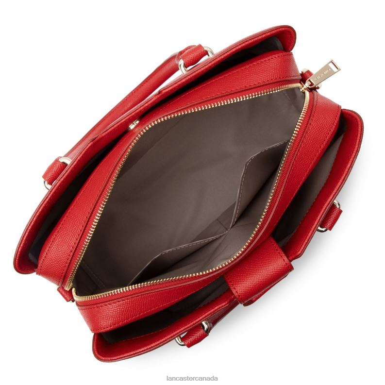 Women Handbag Delphino 4J6H2508 Bag Rouge Lancaster Paris