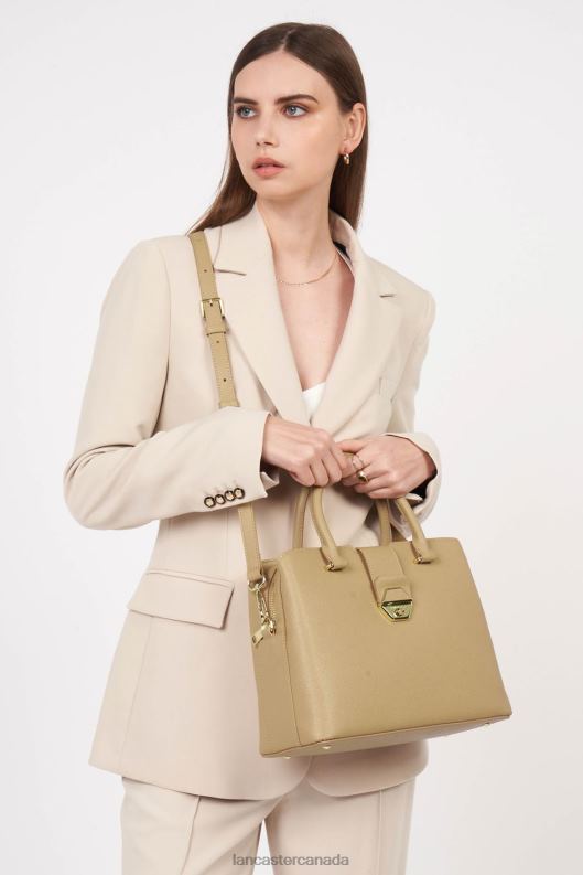 Women Handbag Delphino 4J6H2509 Bag Naturel Lancaster Paris