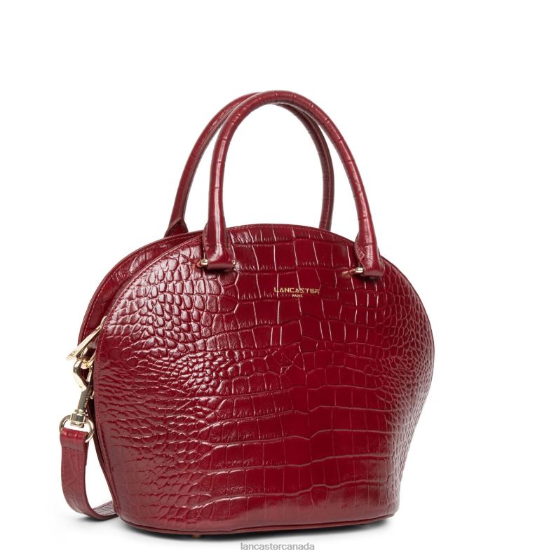 Women Handbag Exotic Croco Cn 4J6H3671 Bag Carmin Lancaster Paris