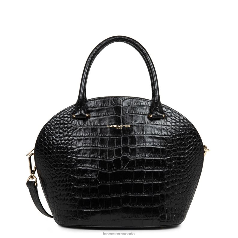 Women Handbag Exotic Croco Cn 4J6H3672 Bag Noir Lancaster Paris