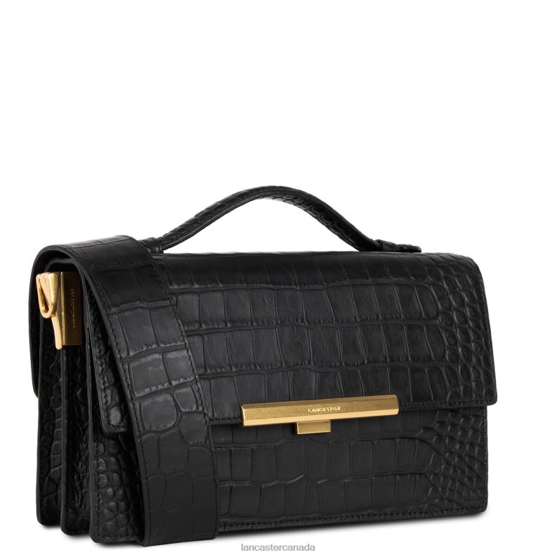 Women Handbag Exotic Lee 4J6H3343 Bag Noir Lancaster Paris