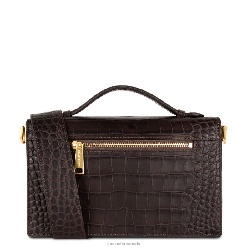 Women Handbag Exotic Lee 4J6H3348 Bag Marron Lancaster Paris
