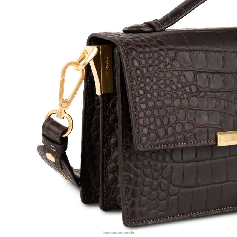 Women Handbag Exotic Lee 4J6H3348 Bag Marron Lancaster Paris