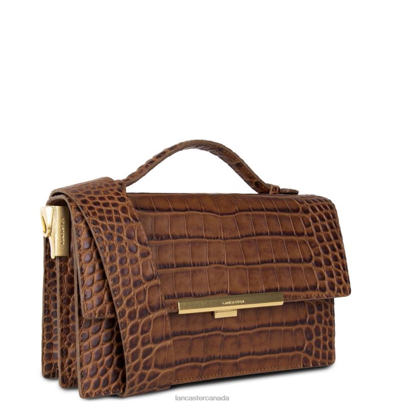 Women Handbag Exotic Lee 4J6H3350 Bag Vison Lancaster Paris