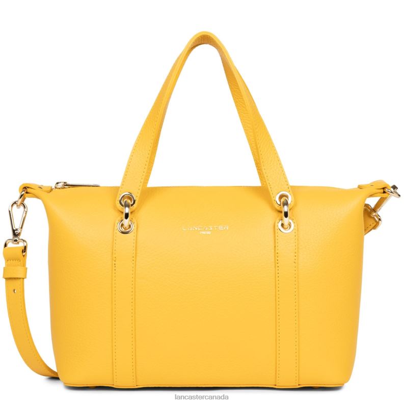 Women Handbag Foulonne Double 4J6H3373 Bag Jaune-In-Or Lancaster Paris