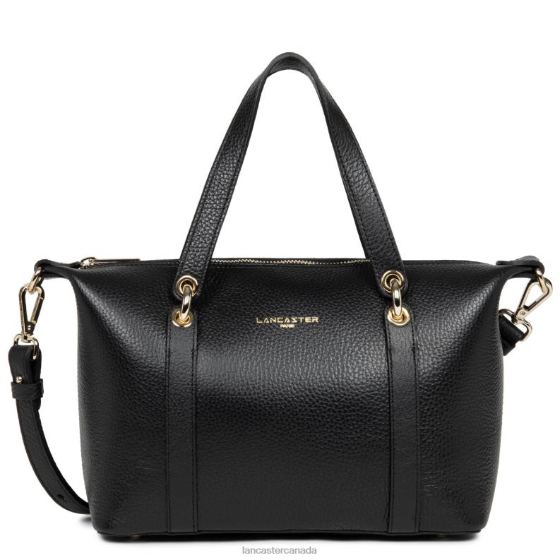 Women Handbag Foulonne Double 4J6H3378 Bag Noir-In-Nude Lancaster Paris