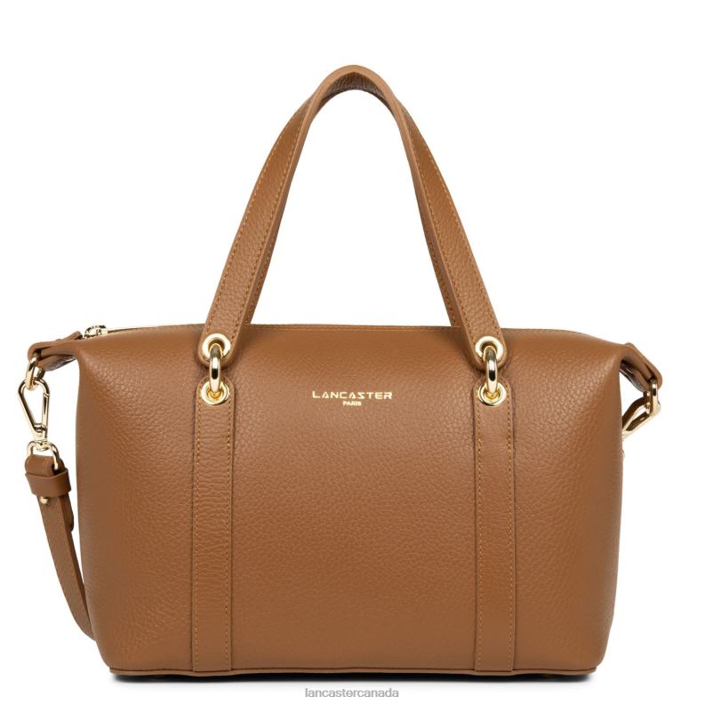 Women Handbag Foulonne Double 4J6H3380 Bag Camel-In-Orange Lancaster Paris