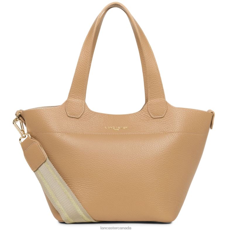 Women Handbag Foulonne Double 4J6H3679 Bag Naturel-In-Beige Lancaster Paris
