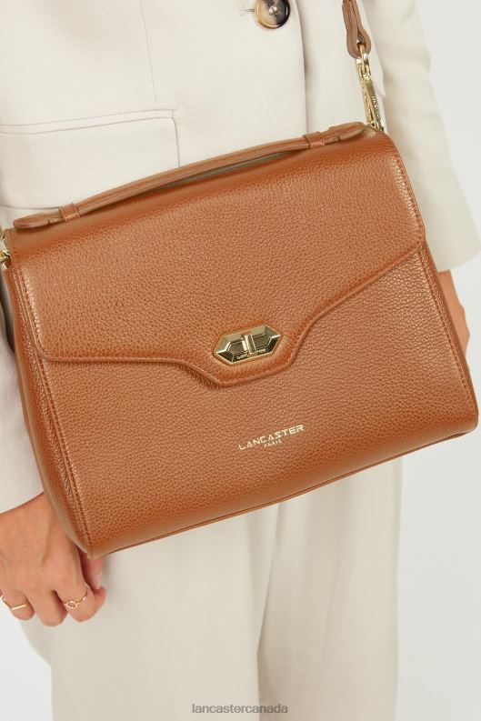 Women Handbag Foulonne Milano 4J6H2671 Bag Caramel Lancaster Paris