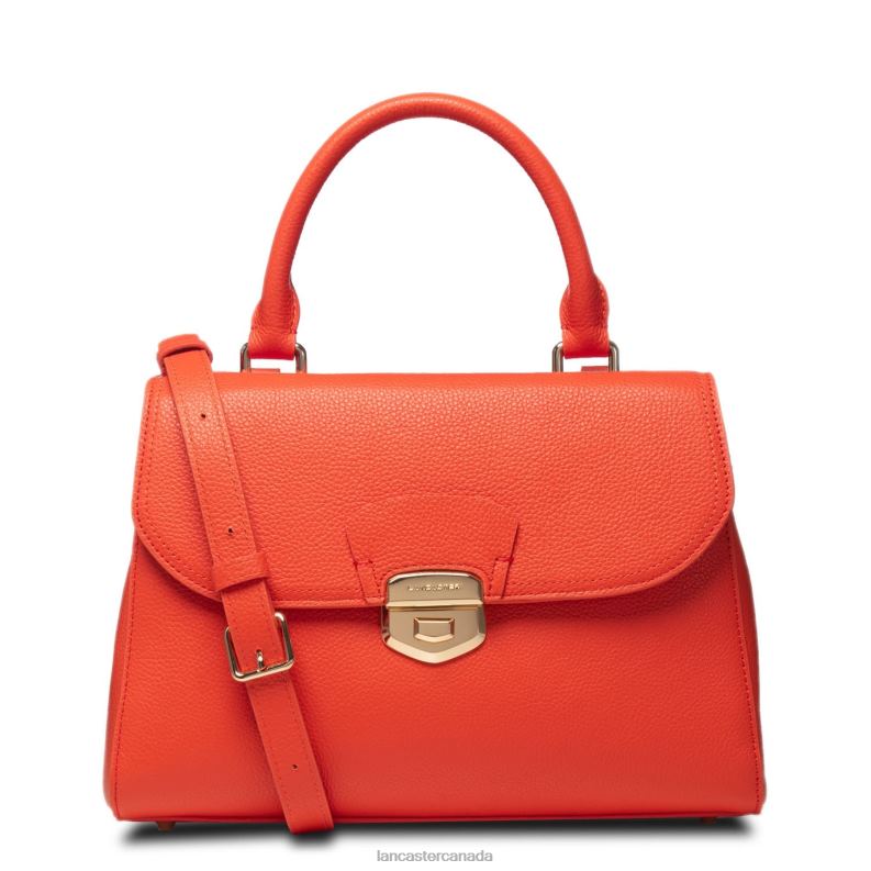 Women Handbag Foulonne Milano 4J6H3339 Bag Orange Lancaster Paris