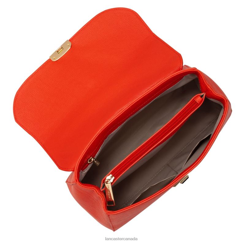 Women Handbag Foulonne Milano 4J6H3339 Bag Orange Lancaster Paris