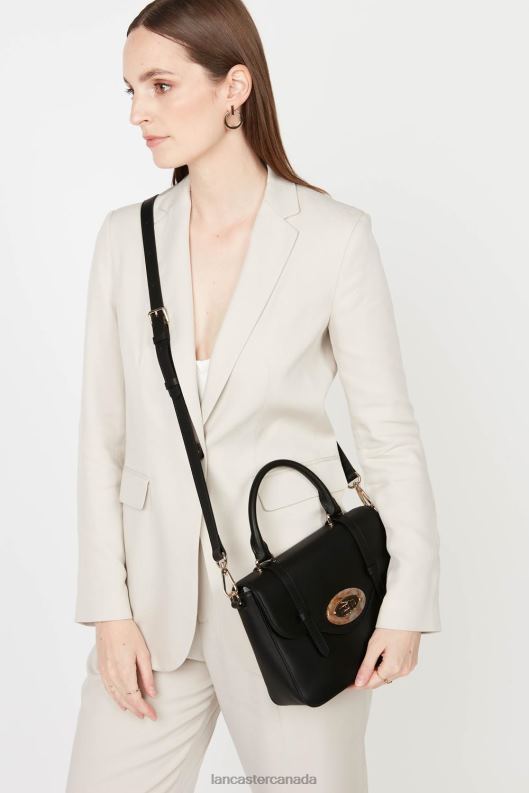 Women Handbag Marble Touch 4J6H4246 Bag Noir Lancaster Paris