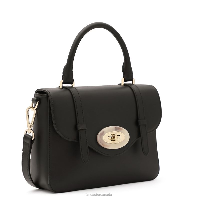 Women Handbag Marble Touch 4J6H4246 Bag Noir Lancaster Paris