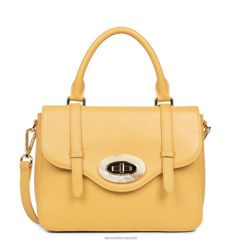 Women Handbag Marble Touch 4J6H4250 Bag Jaune Lancaster Paris
