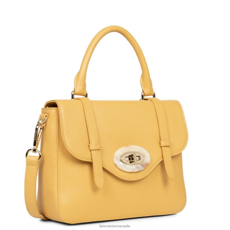 Women Handbag Marble Touch 4J6H4250 Bag Jaune Lancaster Paris