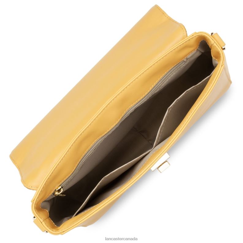 Women Handbag Marble Touch 4J6H4250 Bag Jaune Lancaster Paris