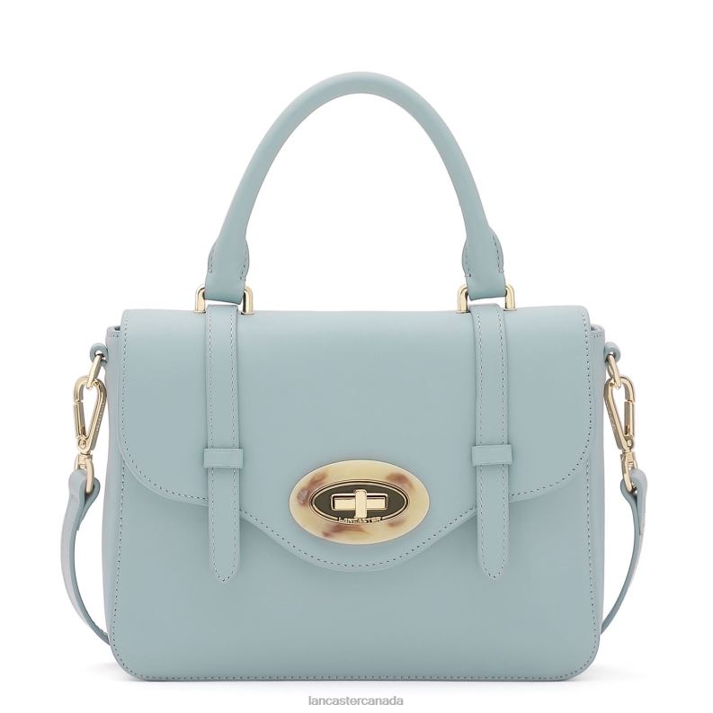 Women Handbag Marble Touch 4J6H4251 Bag Bleu Cendre Lancaster Paris