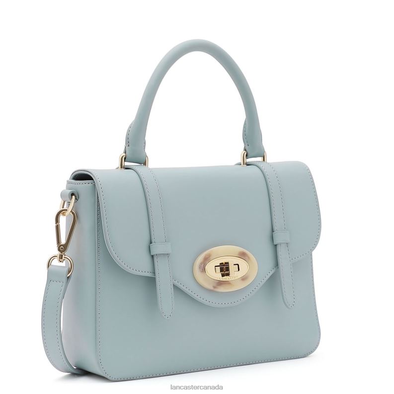 Women Handbag Marble Touch 4J6H4251 Bag Bleu Cendre Lancaster Paris