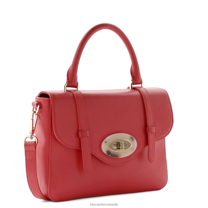 Women Handbag Marble Touch 4J6H4253 Bag Vermillon Lancaster Paris
