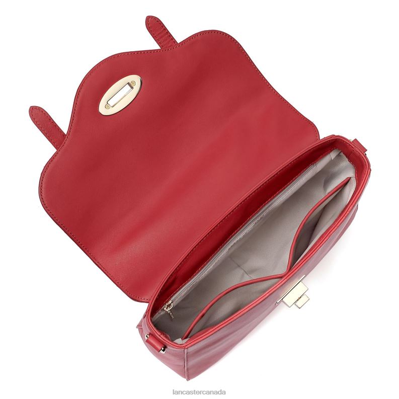 Women Handbag Marble Touch 4J6H4253 Bag Vermillon Lancaster Paris