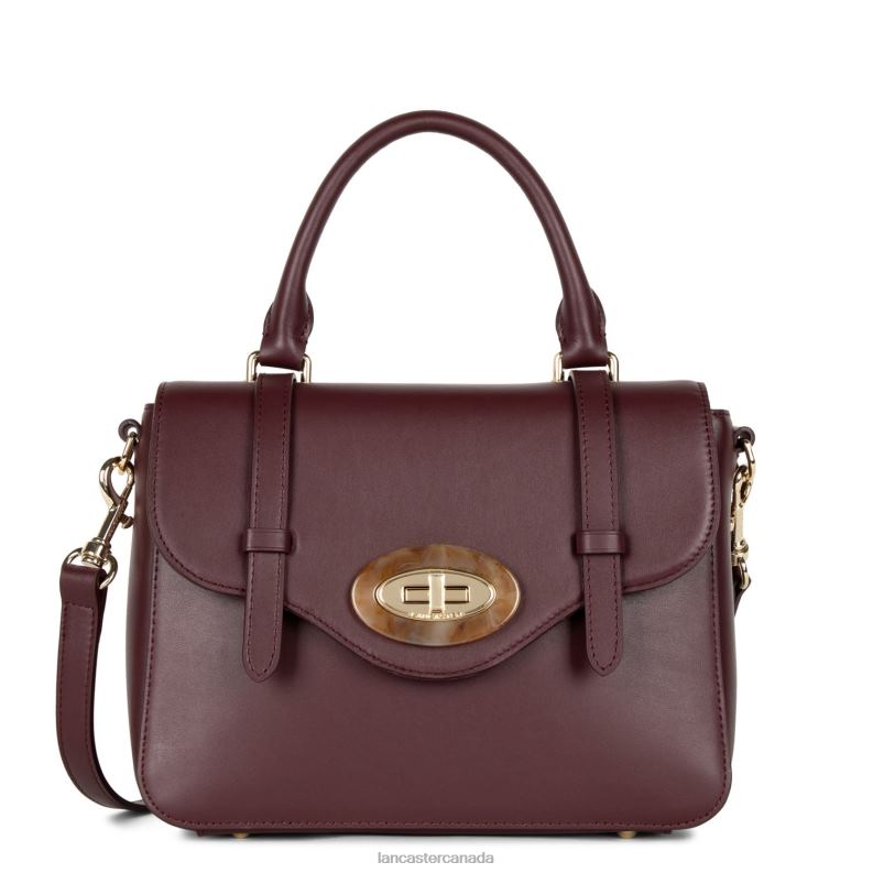 Women Handbag Marble Touch 4J6H4254 Bag Bordeaux Lancaster Paris