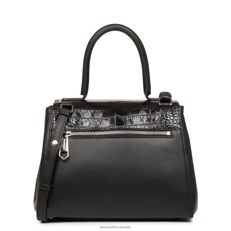 Women Handbag Parisienne Sophia 4J6H3620 Bag Noir Croco Lancaster Paris