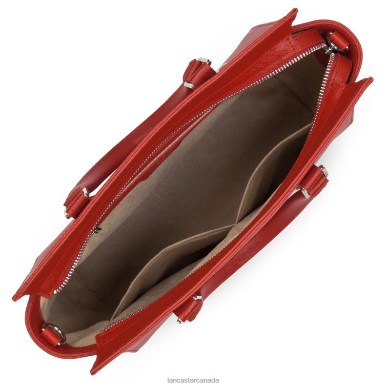 Women Handbag Saffiano Intemporel 4J6H3160 Bag Rouge Lancaster Paris