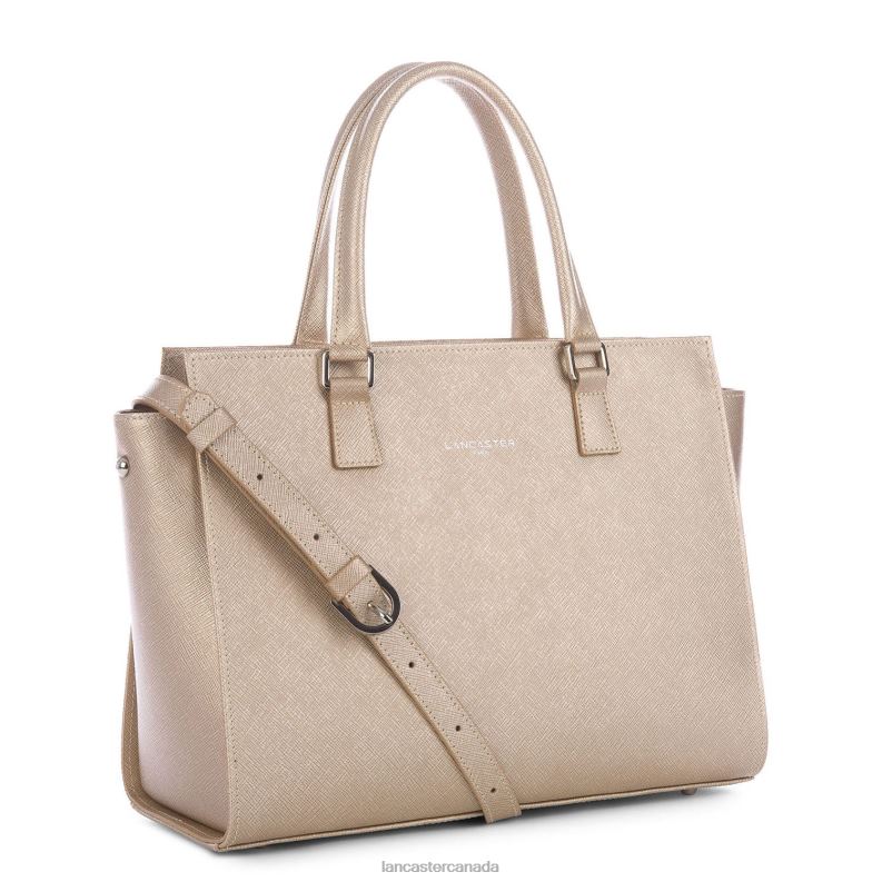 Women Handbag Saffiano Intemporel 4J6H3162 Bag Champagne Lancaster Paris