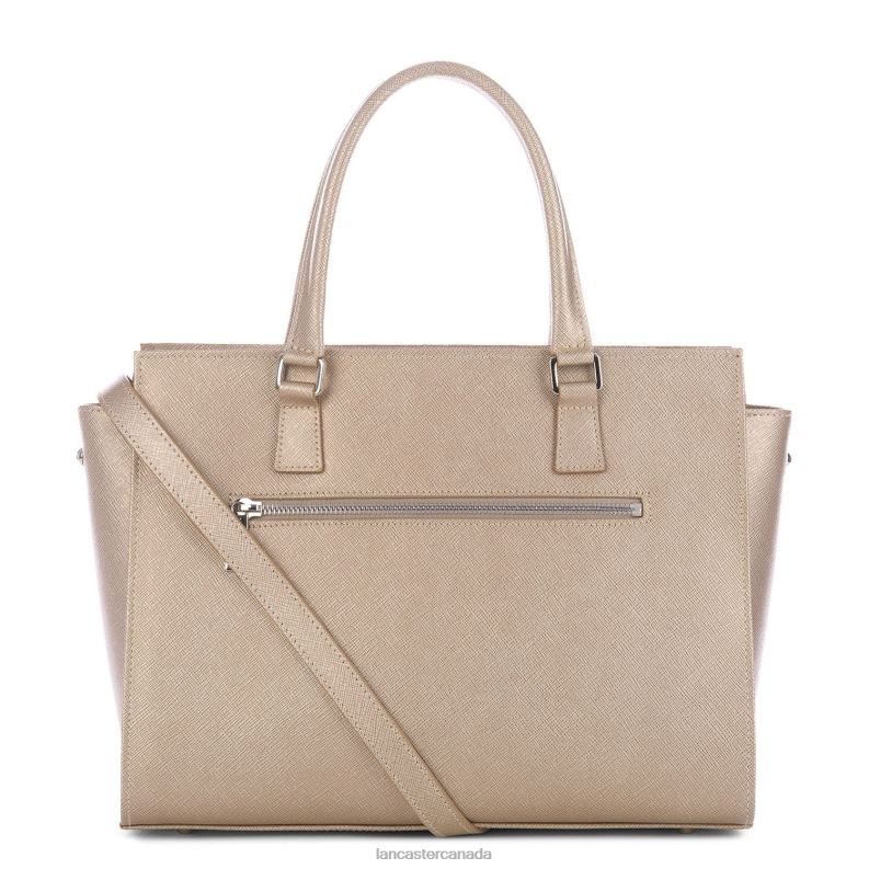 Women Handbag Saffiano Intemporel 4J6H3162 Bag Champagne Lancaster Paris