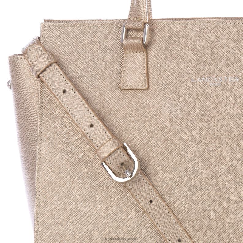 Women Handbag Saffiano Intemporel 4J6H3162 Bag Champagne Lancaster Paris