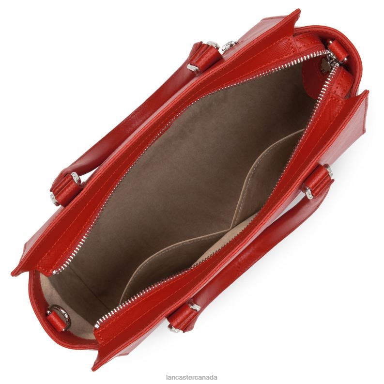 Women Handbag Saffiano Intemporel 4J6H3721 Bag Rouge Lancaster Paris