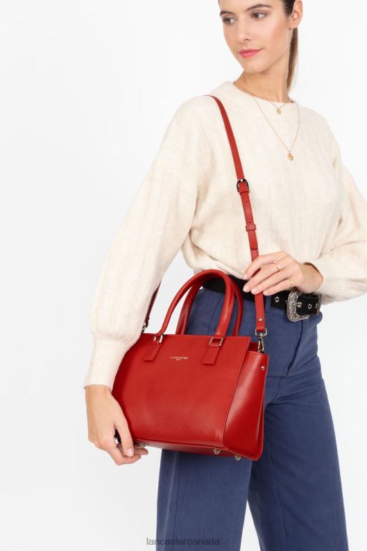 Women Handbag Saffiano Intemporel 4J6H3721 Bag Rouge Lancaster Paris