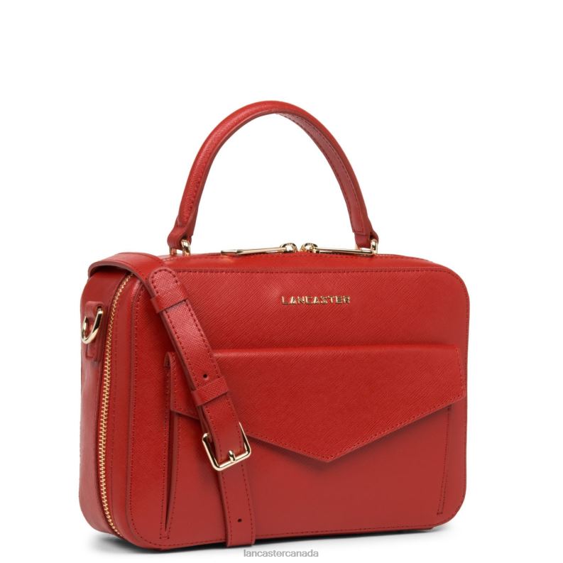 Women Handbag Saffiano Signature 4J6H3451 Bag Rouge Lancaster Paris