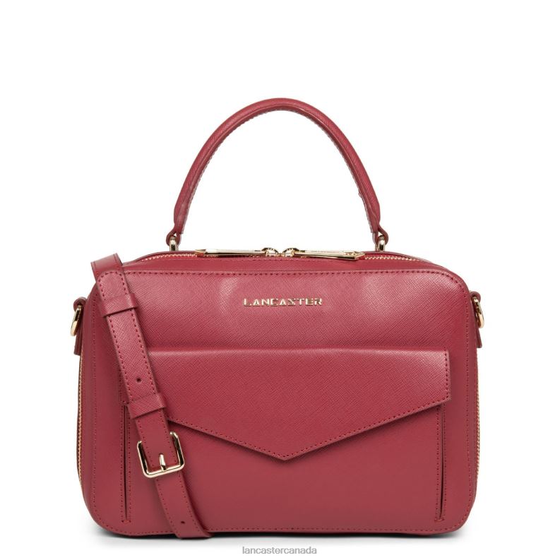 Women Handbag Saffiano Signature 4J6H3455 Bag Framboise Lancaster Paris