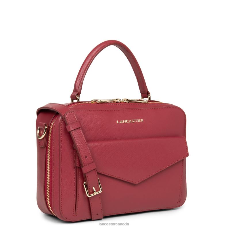 Women Handbag Saffiano Signature 4J6H3455 Bag Framboise Lancaster Paris