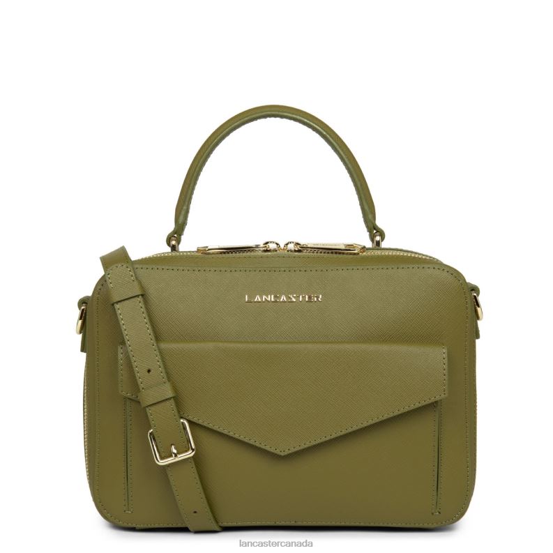 Women Handbag Saffiano Signature 4J6H3456 Bag Kaki Lancaster Paris